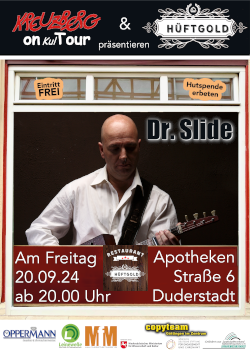 Dr. Slide *live* im Hüftgold (Veranstaltung des Kreuzberg on KulTour e.V.)